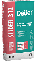 Dauer SLIDER® 312 Штукатурка цементная мелкофракционная гладкая