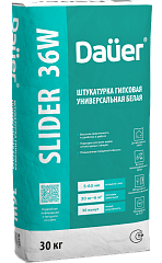 Dauer SLIDER® 36W Штукатурка гипсовая универсальная белая