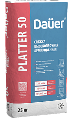 Dauer PLATTER® 50 Стяжка высокопрочная армированная