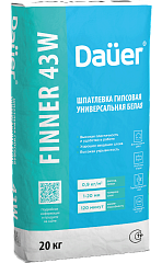 Dauer FINNER® 43W Шпатлевка гипсовая универсальная белая