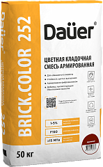 Dauer BRICK.COLOR 252 цветная кладочная смесь армированная