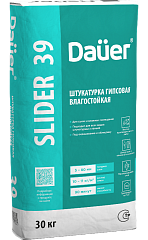 Dauer SLIDER® 39 Штукатурка гипсовая универсальная влагостойкая